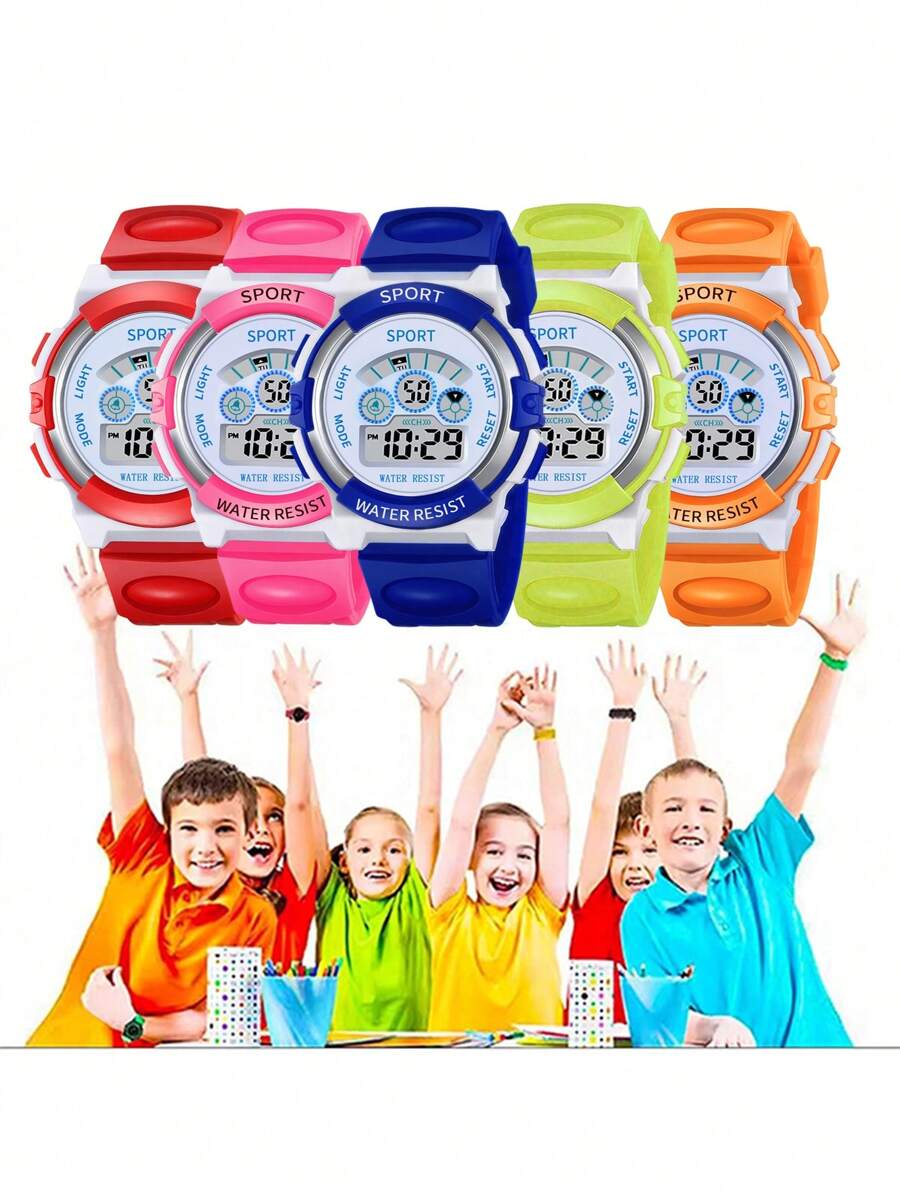 1pc Youth Digital Watch | Multi-Function, Luminous, Timing, Alarm, Date Viewable | Suitable For Birthday Gifts, Graduation Season Gifts, Festival Gifts For Teenagers