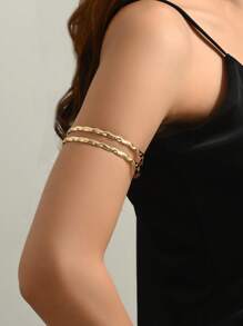 Two Lines Of Wavy Golden Yellow