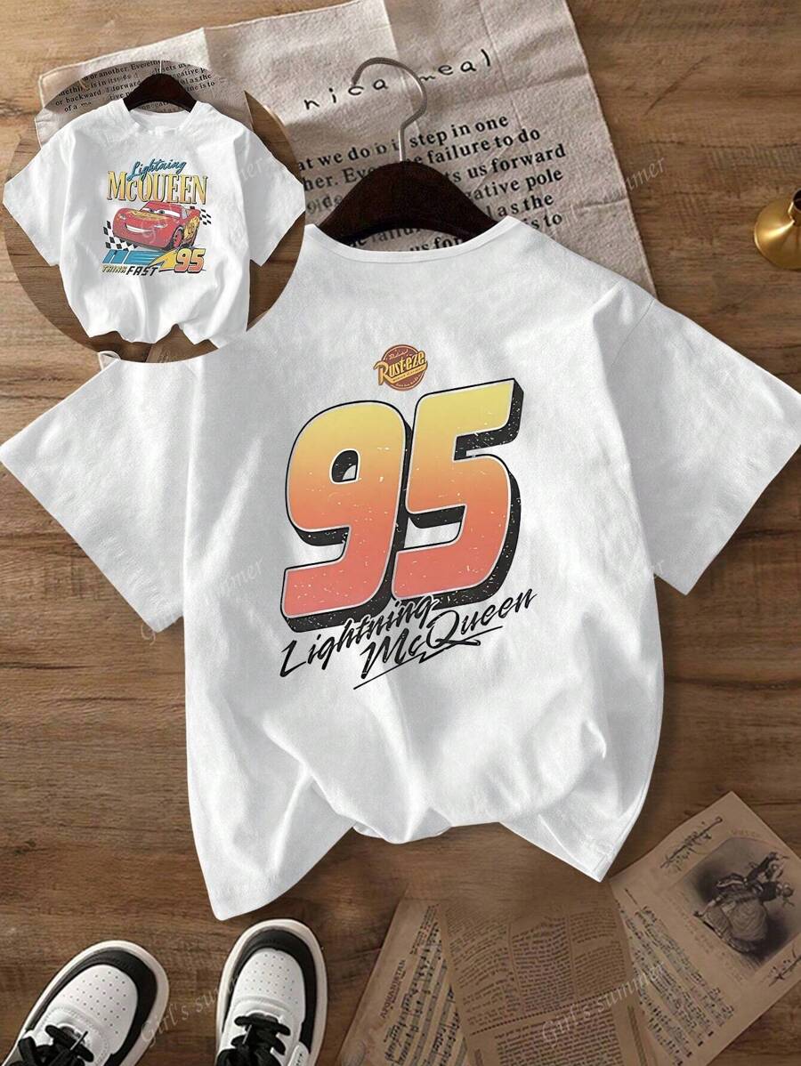 Disney Summer Lady Cartoon Pattern. Printed Casual Ladies T-Shirt, Spring And Summer Fashion Ladies Tops, Summer Tops, Ladies Summer Clothing, Summer Clothing, Graphic T-Shirt Women, Top Women