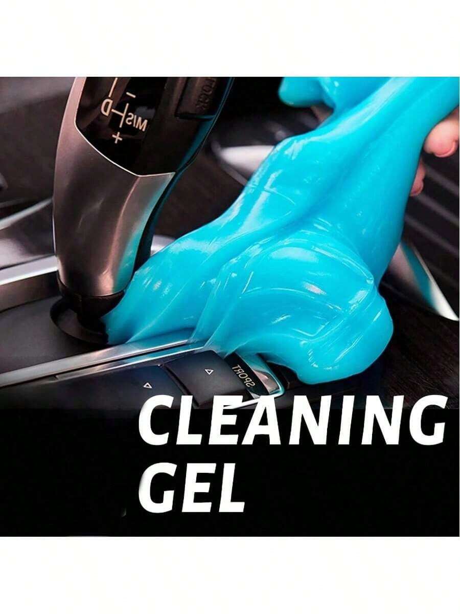 1 pieza Limpiador de gel pegajoso de gran capacidad y multiusos para limpiar el polvo y los espacios en los sistemas de ventilación, el interior, el teclado de automóviles, computadoras portátiles y cámaras