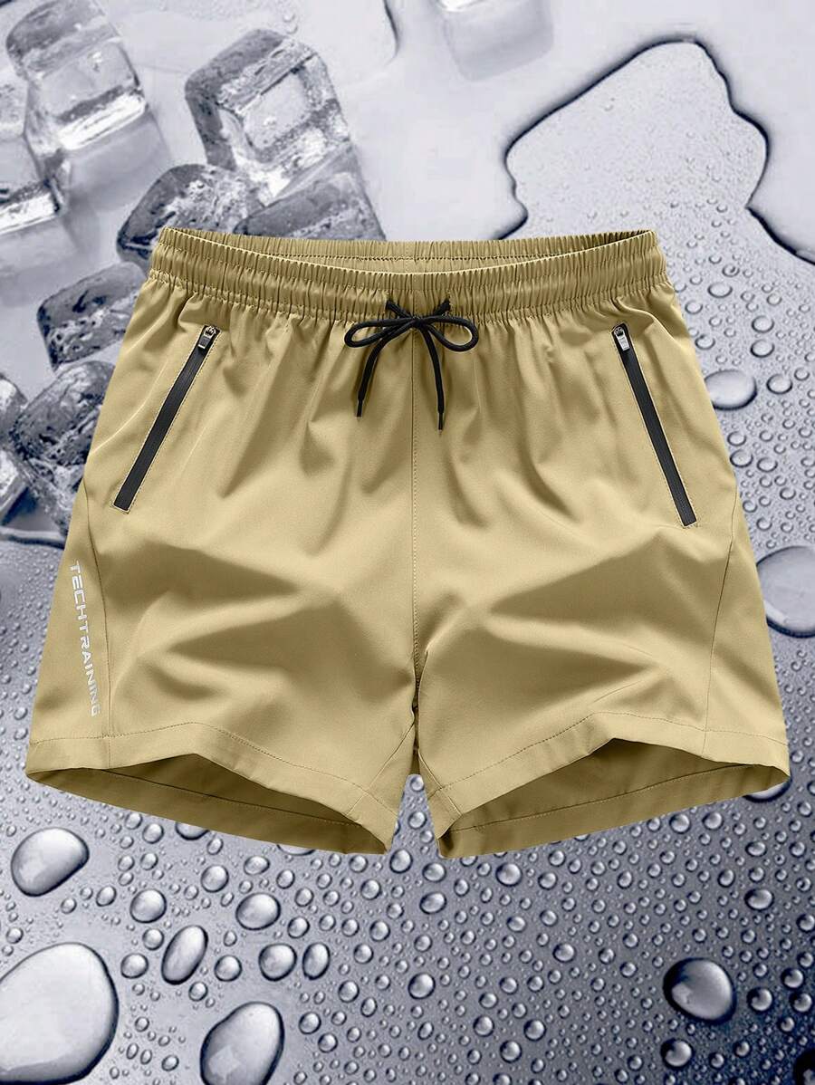 Jungen- & Teenager-Shorts mit elastischem Bund, schnell trocknend, atmungsaktiv für Outdoor-Sport, Sommer