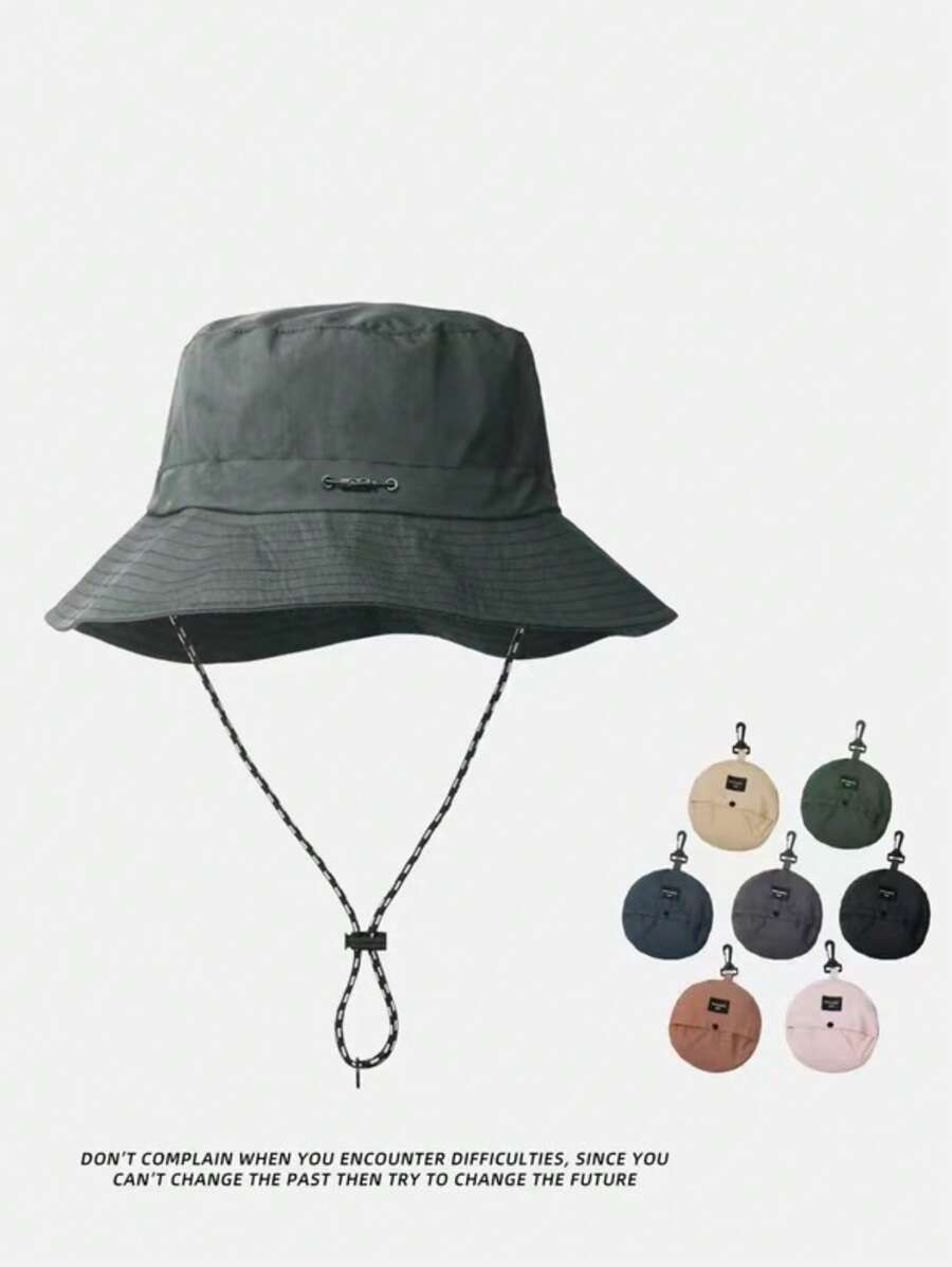 Summer Quick-Drying Waterproof Foldable Bag Fisherman's Hat Portable For Outdoor Hats Men's Hiking Hats