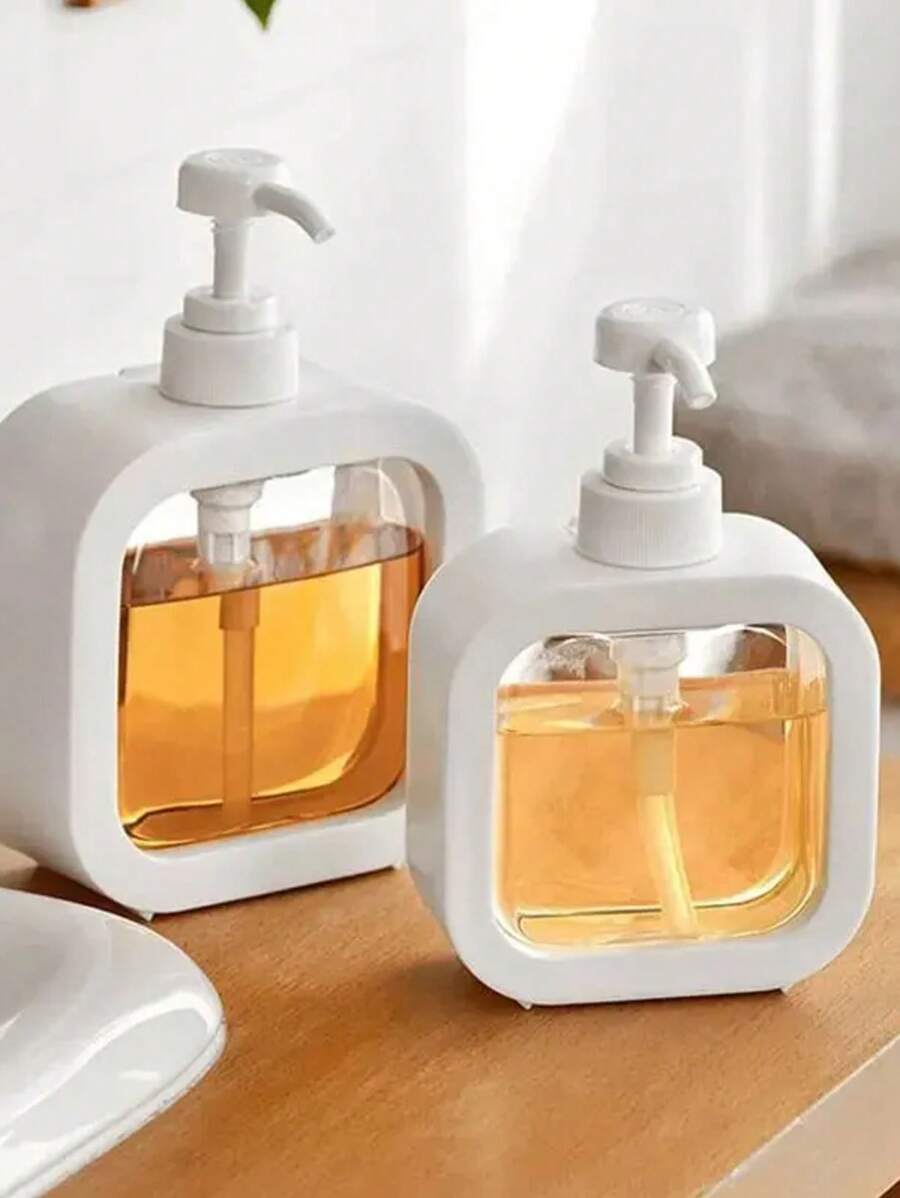 1pc Large Capacity Empty Bottle Laundry Detergent Dispensing Bottle And Shower Gel Detergent Dispensing Bottle Back To School