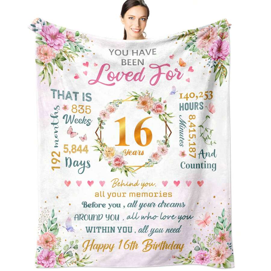 1pc Sweet 16 Girl Gifts, 16th Birthday Gifts, Gifts For 16 Year Old Girls, 16th Birthday Gifts For Girls, 16 Year Old Girl Birthday Gift Ideas, Gifts For 16 Year Old Girls,