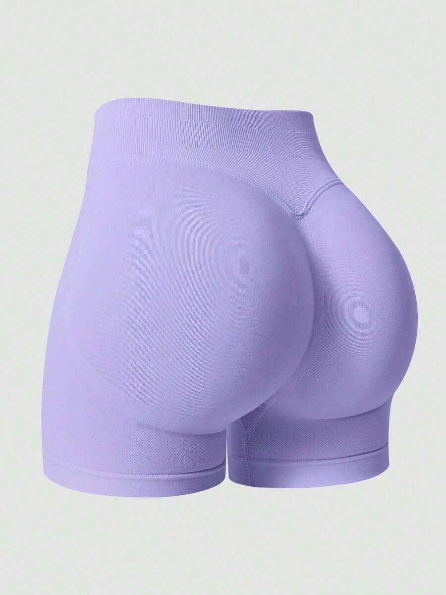 NcmRyu Shorts deportivos de cintura elástica sin costuras para mujer, ideales para yoga, fitness, gimnasio y running