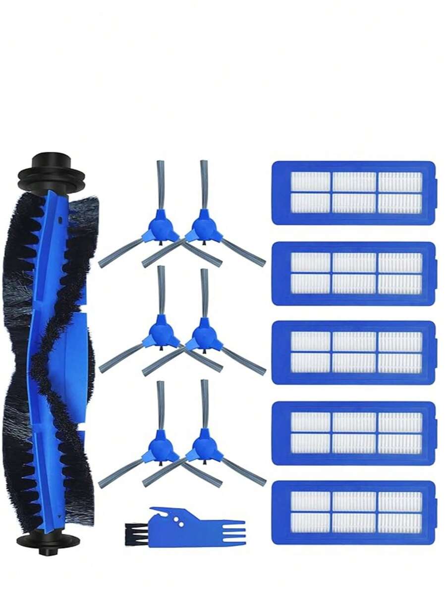 Spare Accessories Compatible With Eufy 11S Max, G30, 30C Max, 15C Max, G32 Pro, Robot Vacuum Replacement Parts: 1 Drum Brush 6 Side Brush 5 Integrated Filters ️
