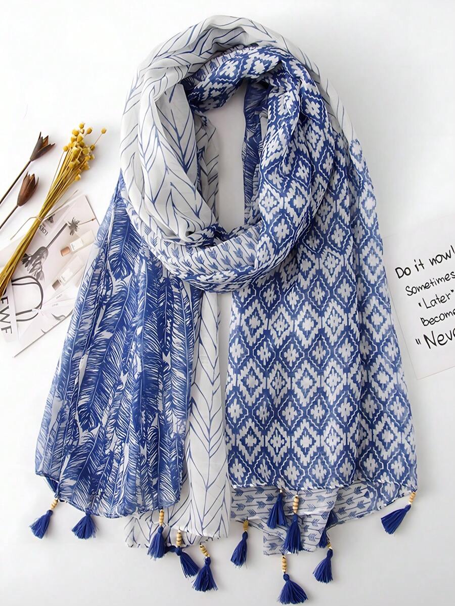 1 Stück multifunktionaler Schal für Frauen, vielseitig einsetzbarer Schal, Tuch, Sarong, geeignet für Frühling und Herbst, warme Halskrause
