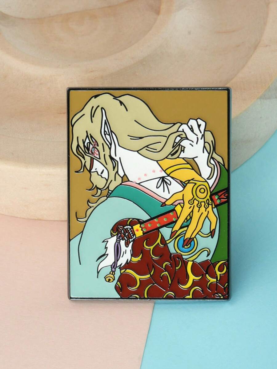 1 Stück Anime-Gemälde-Brosche, Fan-Geschenk Abzeichen Accessoire, Abschlussgeschenk Brosche, verwendbar für Rucksäcke, Modezubehör, Kleiderdekoration