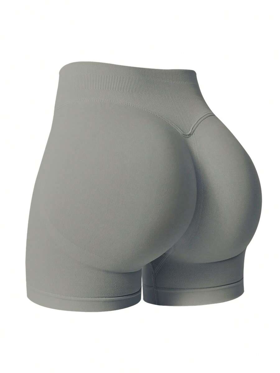NcmRyu Women's Seamless Butt-Lifting Sports Shorts