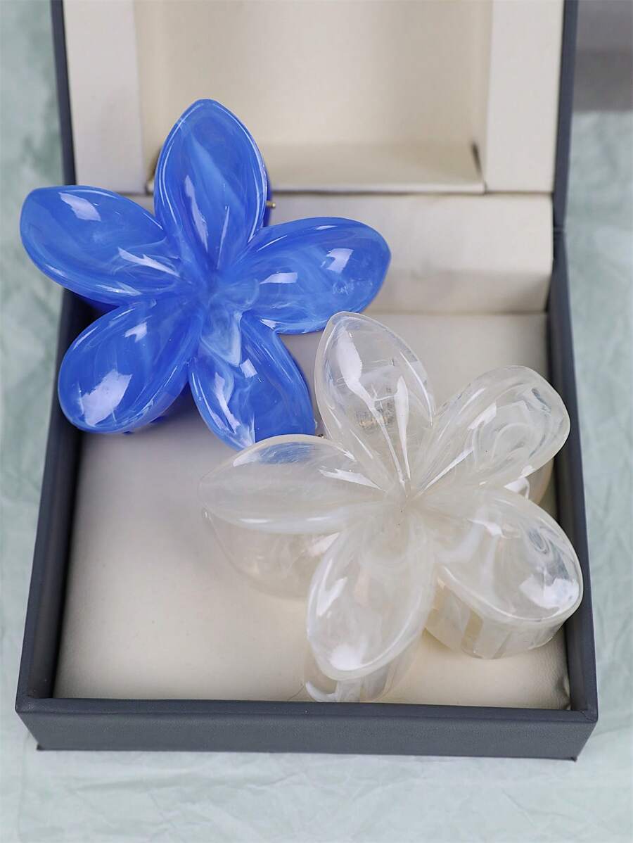 2/1 pieza, Pasador de pelo con flor para mujer, Beige, Azul, Pasador de pelo con flujo transparente, Diario, Pasador de pelo con flor popular, Viaje, Playa, Verano, Fiesta, Accesorios hermosos para el cabello, Pinzas para el cabello, Pinzas para el cabello, Pinzas para el cabello, Pinzas para el cabello, Pinzas para el cabello, Pinzas para el cabello, Accesorios de playa