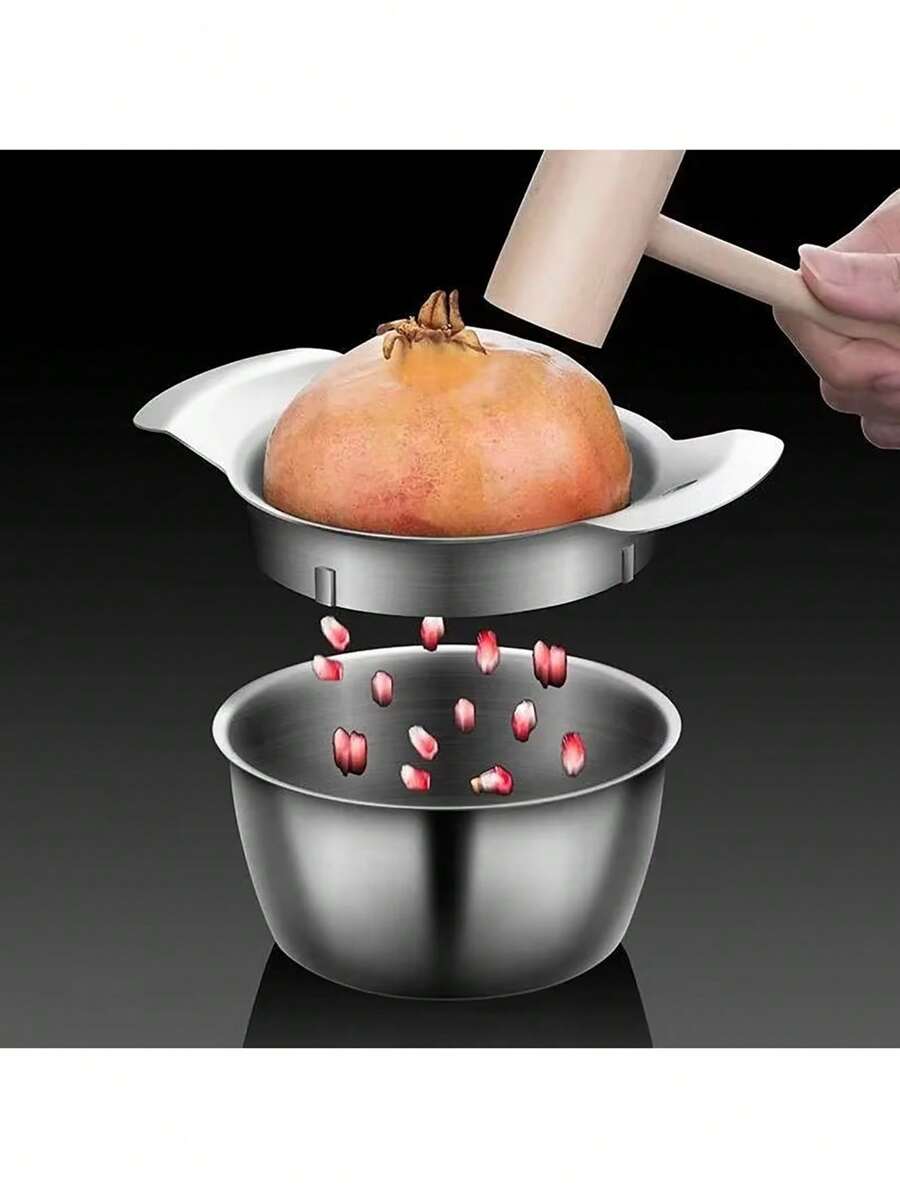 Set di attrezzi in acciaio inossidabile 304 per disacinare e estrarre i semi di melograno, apribottiglie per melograno