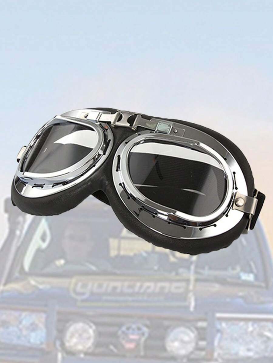 Harley-Style Motorcycle Goggles Anti-Wind Eyewear, Suitable For Automotive, Off-Road, Outdoor Sports, Cycling, Riding