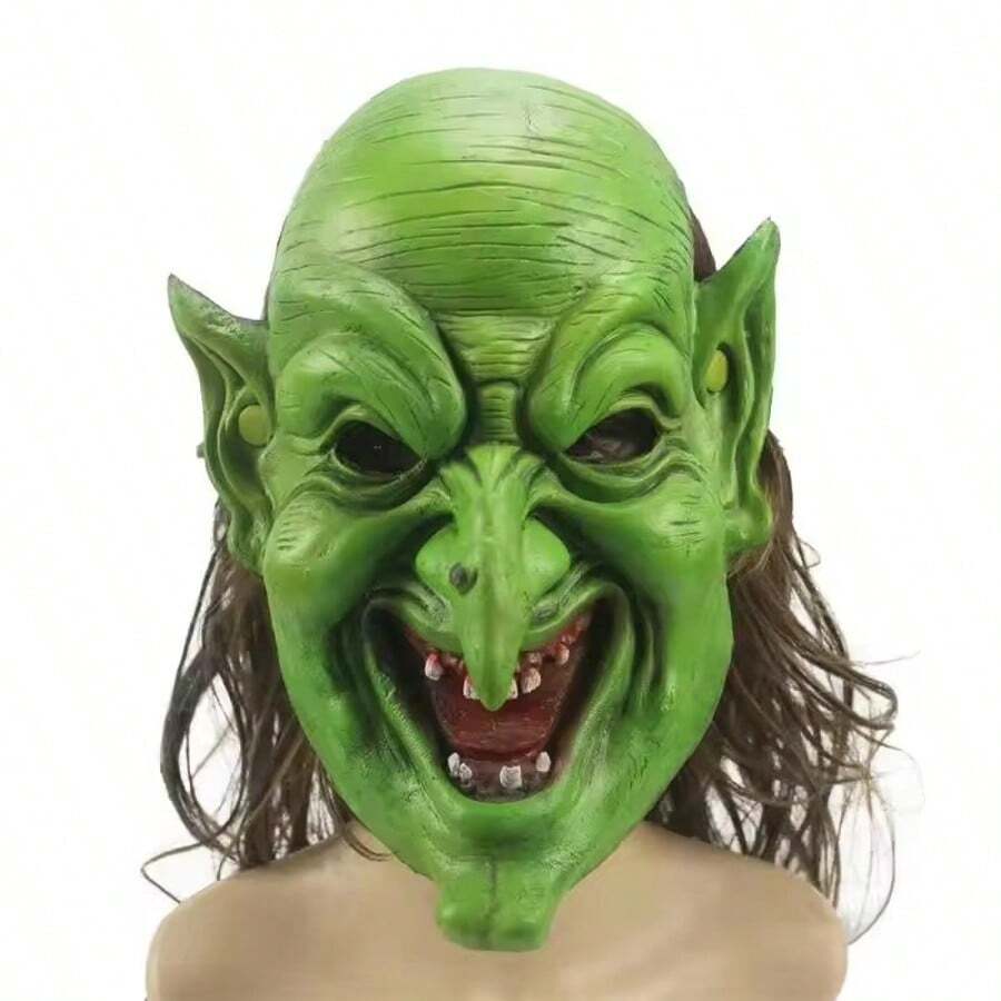 Lot de masques en mousse PU durables pour Halloween, masque de sorcière drôle, design réaliste, par TT Design, hors de l'atmosphère