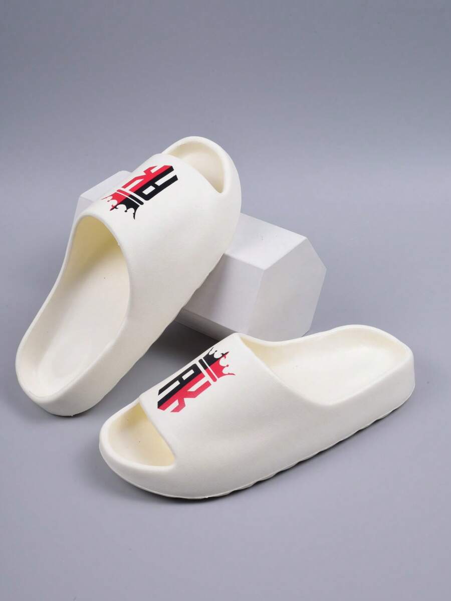 Sandalias de plataforma con corona para hombres, pantuflas deportivas ligeras y antideslizantes para uso en exteriores y playa en verano