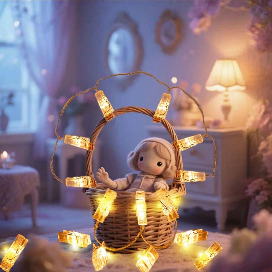 LED, Photos, Clips, Colored Lights, Battery Powered Models, Rooms, Background Walls, Decorations, Decorative Lights