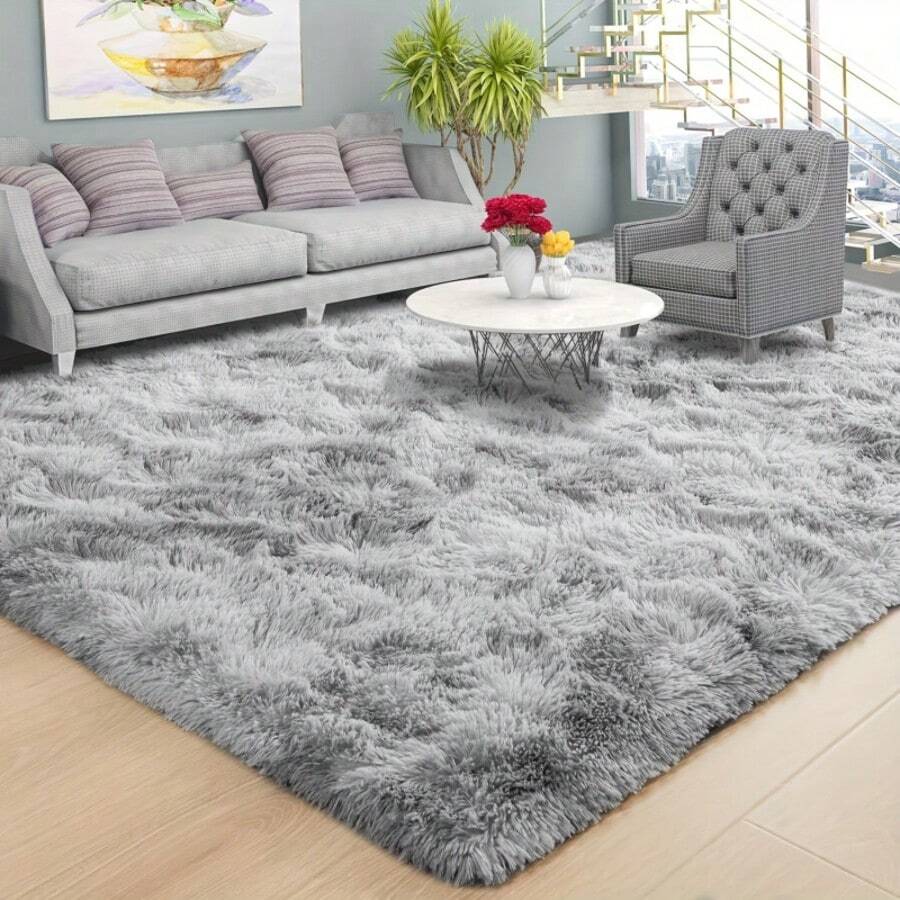 1pc Deluxe Soft & Fluffy Carpet, Living Room Rug, Bedroom Rug, Entryway Rug, Kitchen Mat, Bathroom Mat, Study Room Rug Room Decor Bathroom Accessories Back To School