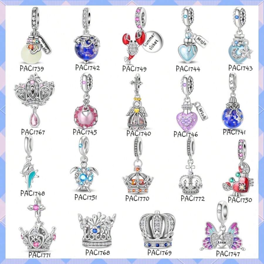 1 pieza Accesorio de joyería de pendiente chapado en plata con múltiples estilos para elegir