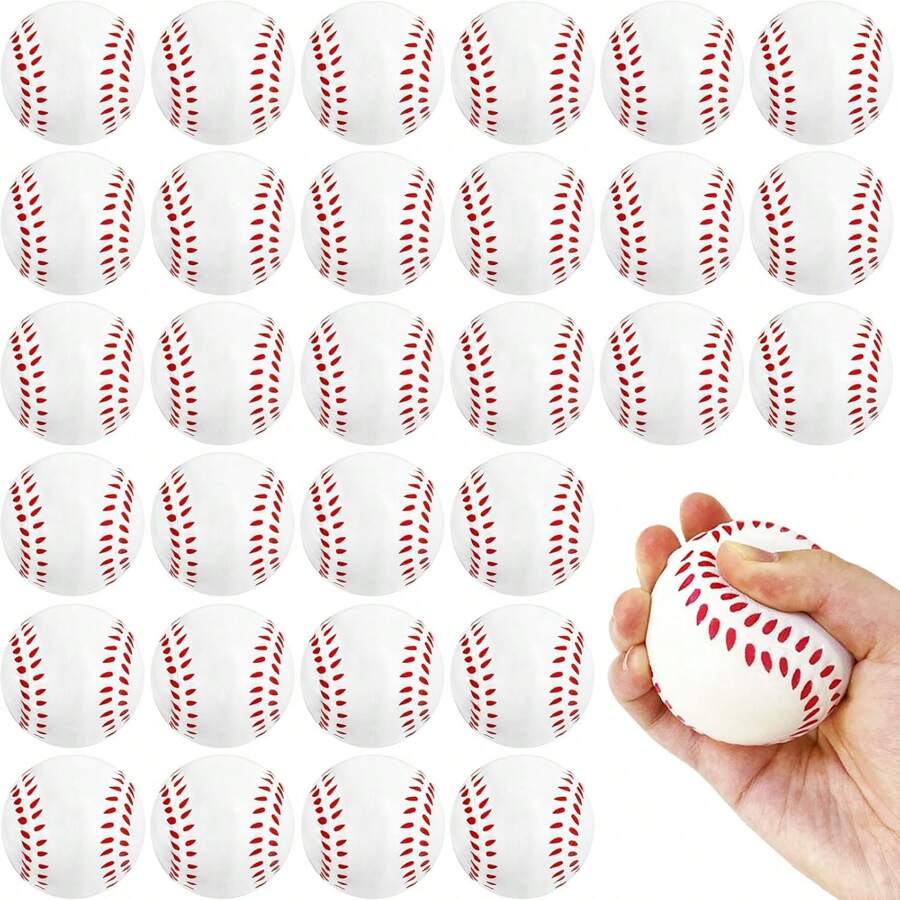 5/10/20/30 pièces Balles anti-stress en forme de ballon de soccer, balles de soccer en mousse douce, jouets à presser pour le sport. Récompense de carnaval, thème sportif pour fête (aléatoire)