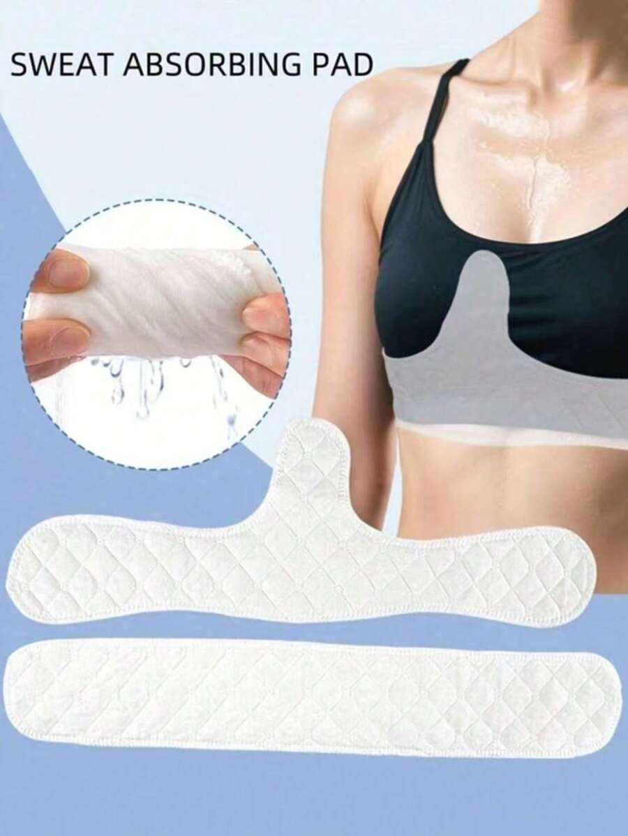 1 Elegant Series Women's Sports Bra Sweat-Absorbing Pad - Washable And Reusable Cotton Moisture-Absorbing Lining, Hand-Washing/Dry-Cleaning Special, Solid Color Chest Support Accessory, Hidden Design, Soft Fabric Construction