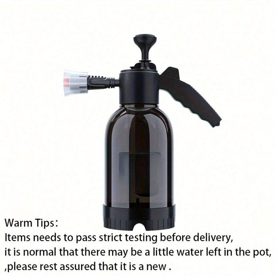 Pulvérisateur de mousse pour lavage de voiture à main de 2 l : Pompe à pression multi-usage pour le détail automobile et le jardinage - Matériau PP