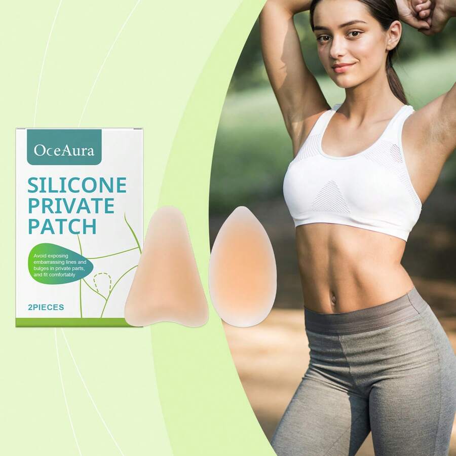 Silicone Invisible Crotch Covers For Women, Sports & Fitness Underwear Pad To Prevent , Seamless & Discreet