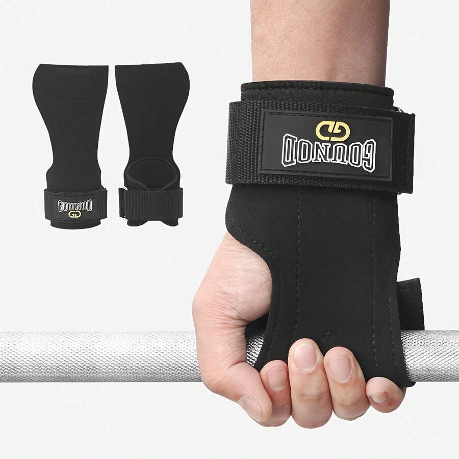 1 Set Wrist Straps Designed For Weightlifting, Enhance Grip Strength - Includes Deadlift Straps And Lifting Gloves For Exercises Like Pull-Ups, Deadlifts And Shrugs, Gym, Sport, Gym, Home Exercise, Gym Weights, Weights, Women's Weights