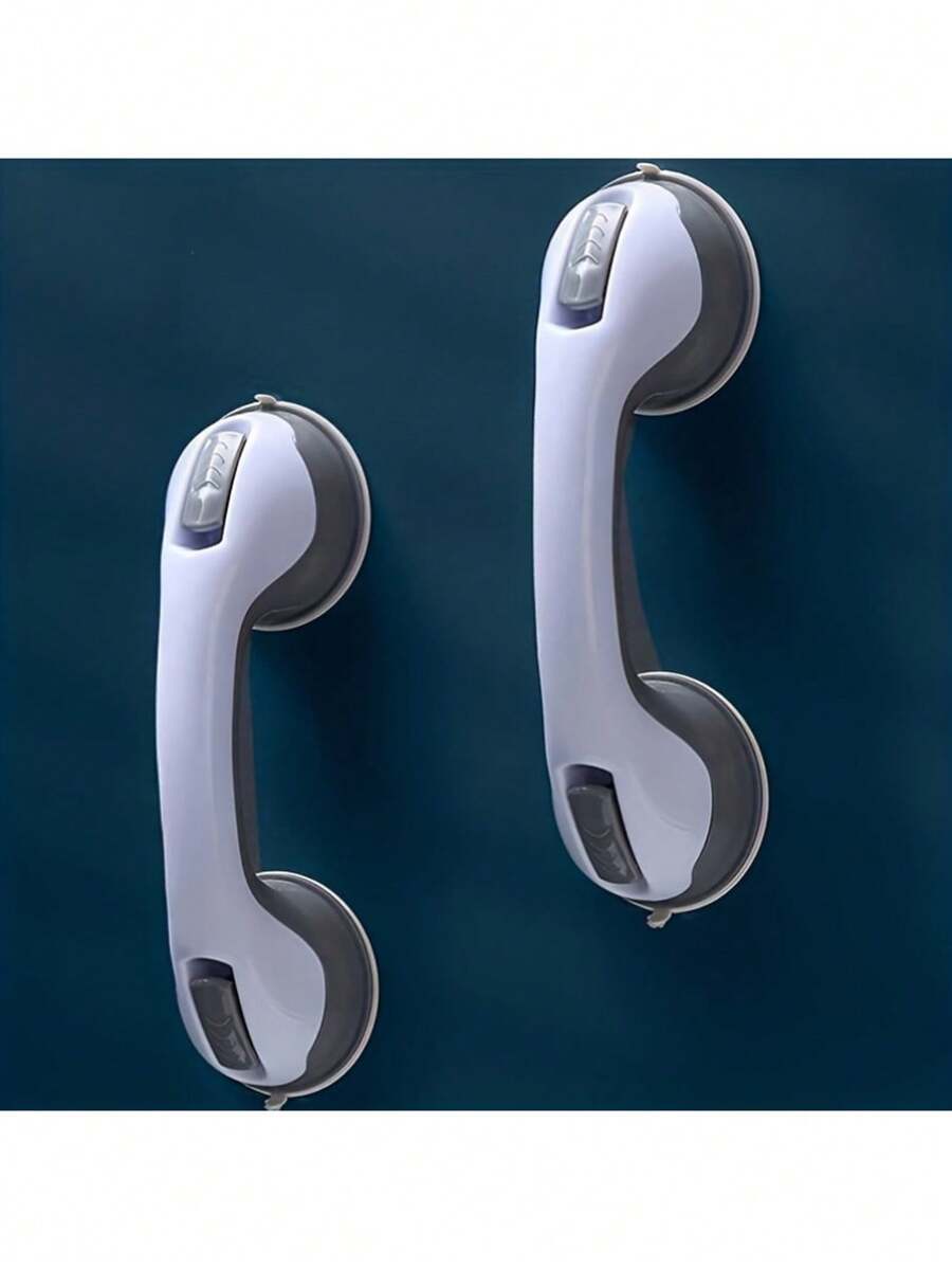 1 pièce Barre d'appui de salle de bain de style moderne, convenant aux personnes âgées, conception antidérapante, base adhésive solide, en matériau plastique
