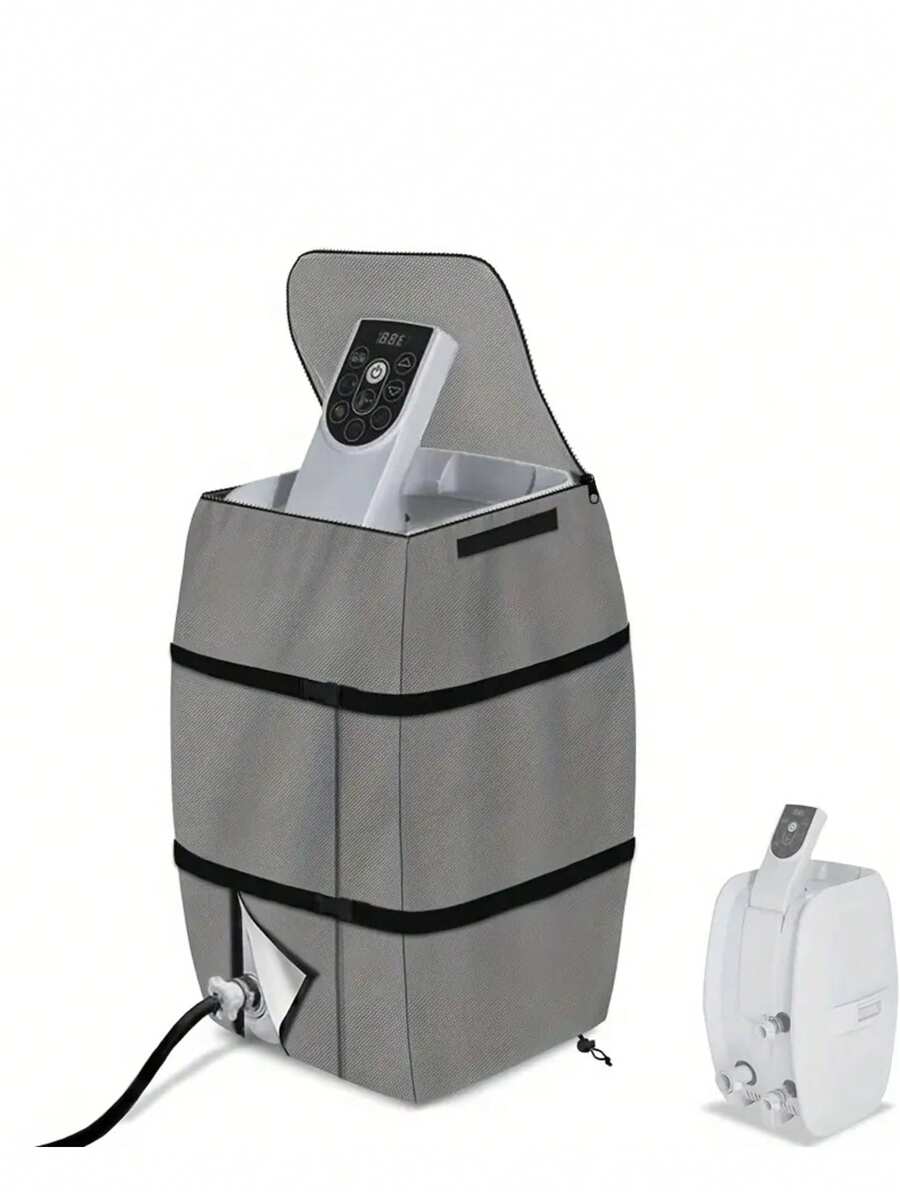 Waterproof & Dustproof Cover For Inflatable Hot Tub Heater Pump - Durable PET Material, Perfect For Winter Protection