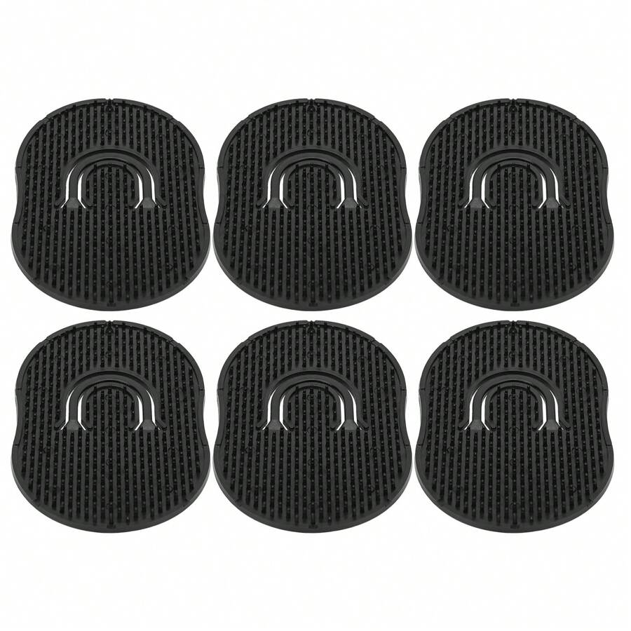 6Pcs Peine Portátil Ligero Masajeador De Palma Para Cabello Hombre