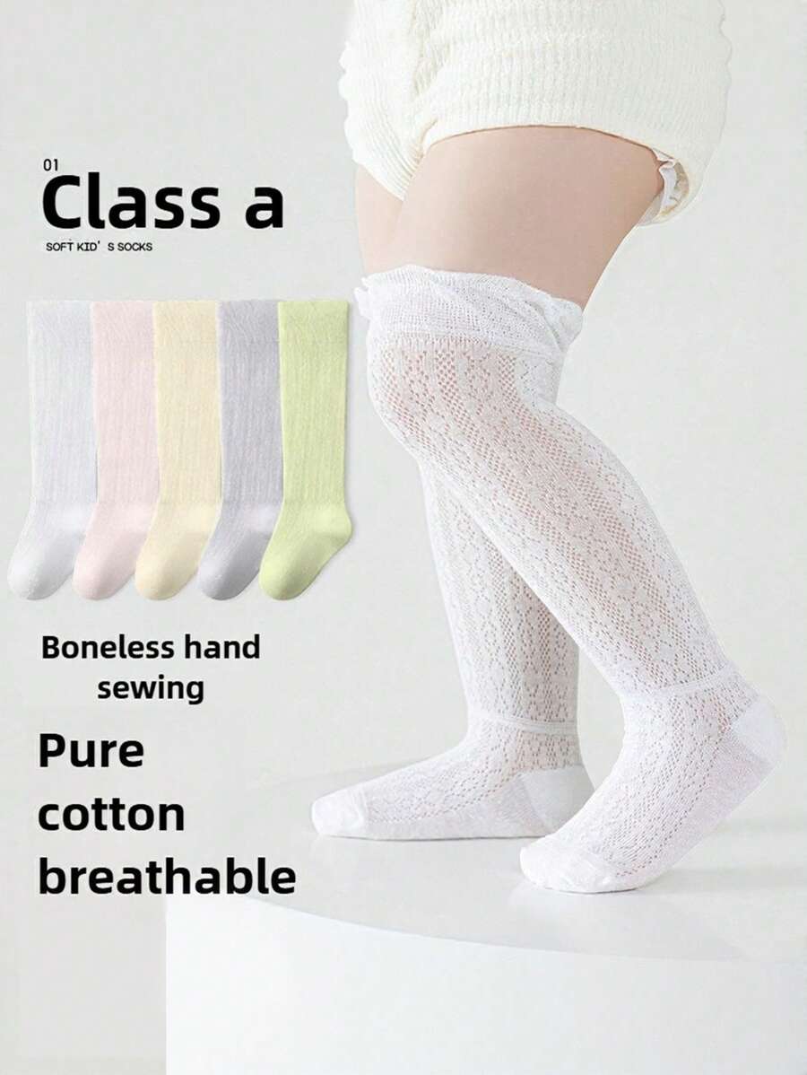 1 par de calcetines para bebé lindos para primavera y verano