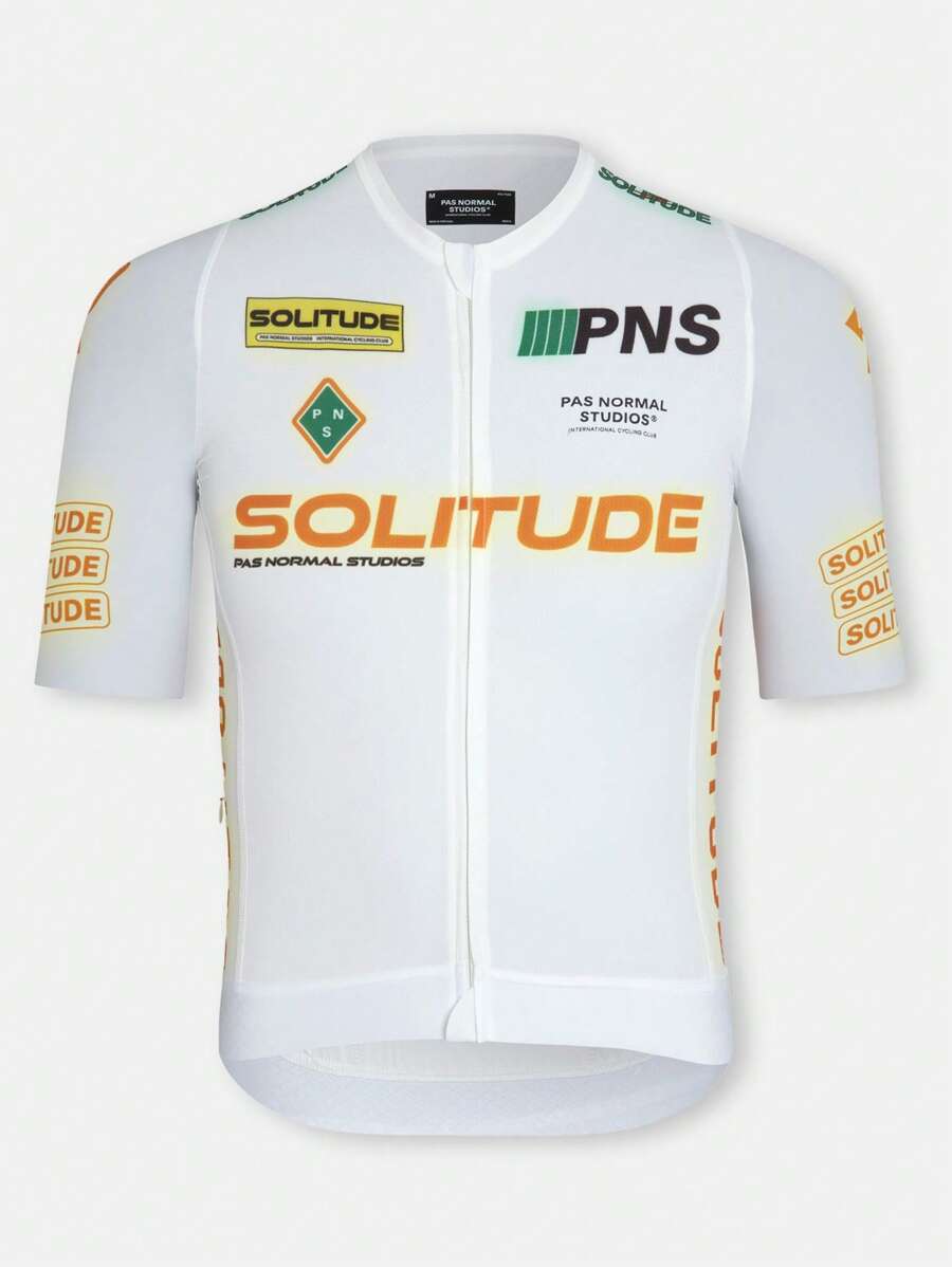PNS CYCLING PNS CYCLING Men'S Summer Cycling Jersey - Breathable, Moisture-Wicking, Short Sleeve, Zip-Up, Lightweight, Windproof, Triathlon & Road Bike Top With Pockets, Yellow & White, Outdoor Sports Attire, Sports Top|Dynamic Graphic Top|Zippered Top