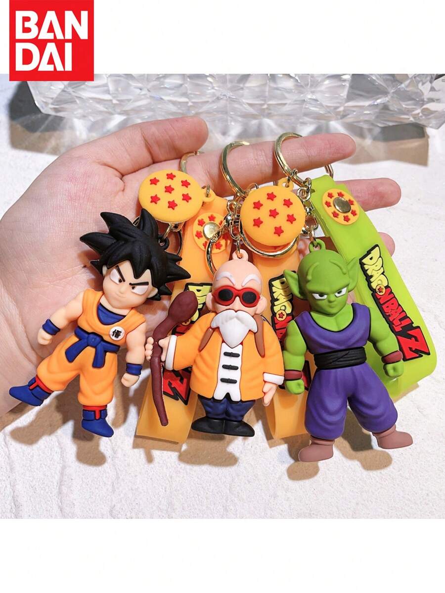bandai Llavero de anime Bandai con figura de acción de Son Wukong Beijita con flauta corta, de 8 cm de PVC, como colgante de bolso para hombre y mujer, un exquisito regalo para amigos, perfecto para el Día de San Valentín, Halloween, Navidad y Año Nuevo