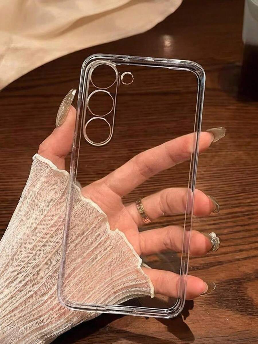 Transparente stoßfeste Handyhülle mit weichem TPU-Stoßschutz kompatibel mit Galaxy Modellen A16, A55, A15, A34, A54, A14, S24, S24 Plus und S24 FE