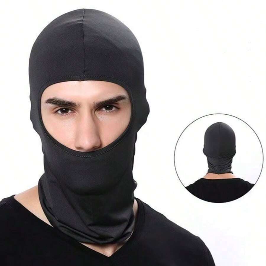 1 Stück Polyester Gesichts- und Halsabdeckung, Sonnenschutz, winddicht, geeignet für Outdoor-Sport wie Radfahren, Wandern, mehrere Farboptionen