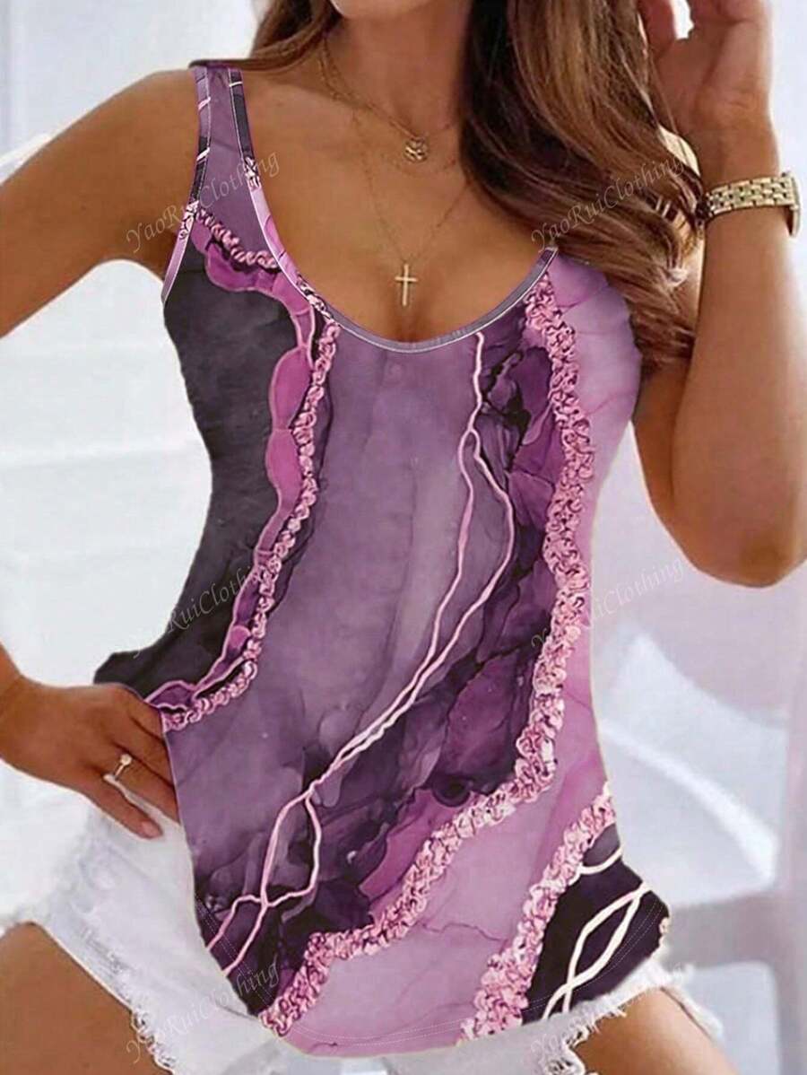 Blusa ligera y elegante de mujer, de estilo casual y versátil para salir, estar en casa, viajar y trabajar, apta para primavera/verano
