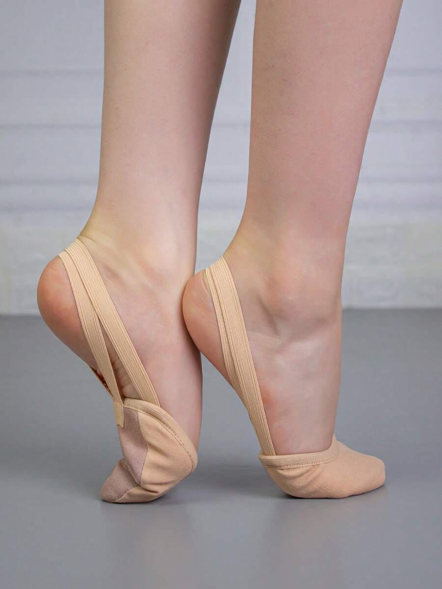 Wuyuan Stretch Canvas Half-Sole Shoes – Perfect For Rhythmic Gymnastics, Modern Dance, Ballet, And Contemporary Performance | Superior Dance Function, Flexible, Lightweight, And Designed For Maximum Comfort And Precision