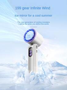 Ventilateur à glace semi-conducteur portable multicolore