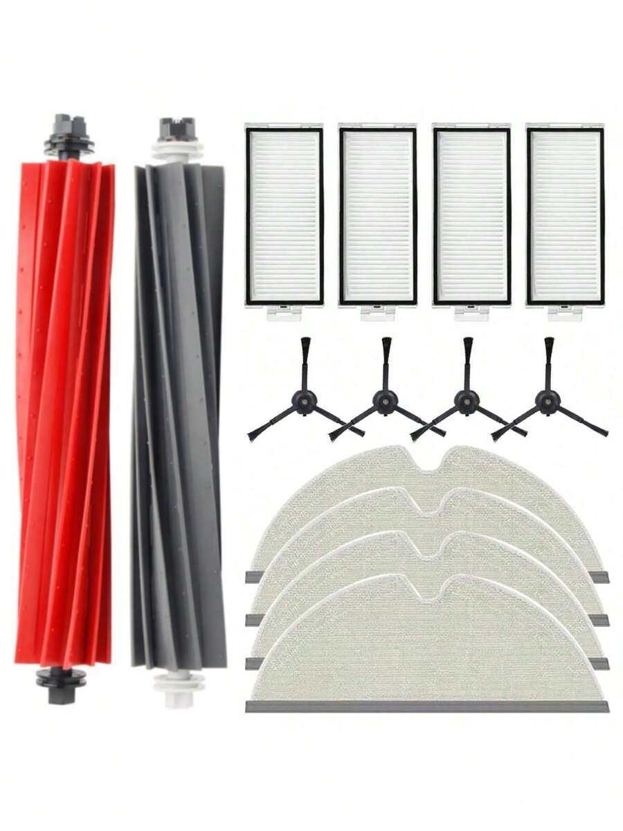 Accessories Kit For Roborock Q8 Max/ Q5 Pro/ Q8 Max +/Q5 Pro+ Vacuum Cleaner Replacement Parts Main Brush Wipes Mop HEPA Filters Side Brushes
