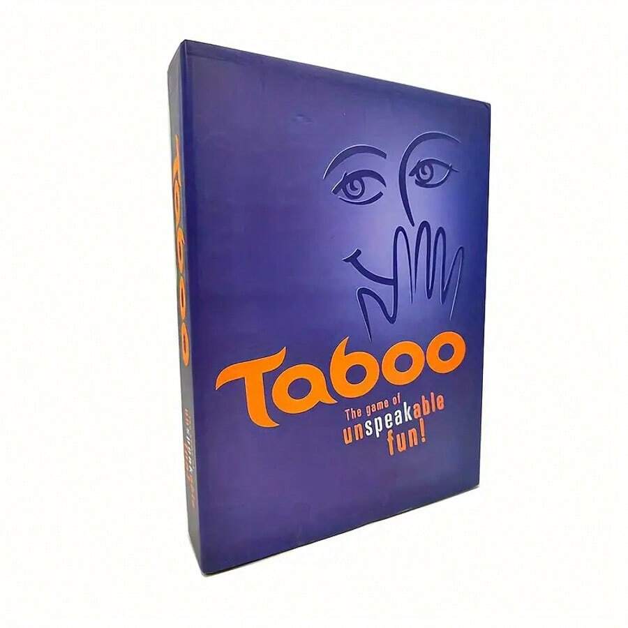 Juego de adivinanzas, Juego de Tabú estándar, Juego de mesa de diversión inenarrable, Juego de cartas para fiesta de adultos y familiares, Regalo de Navidad, Acción de Gracias y Año Nuevo