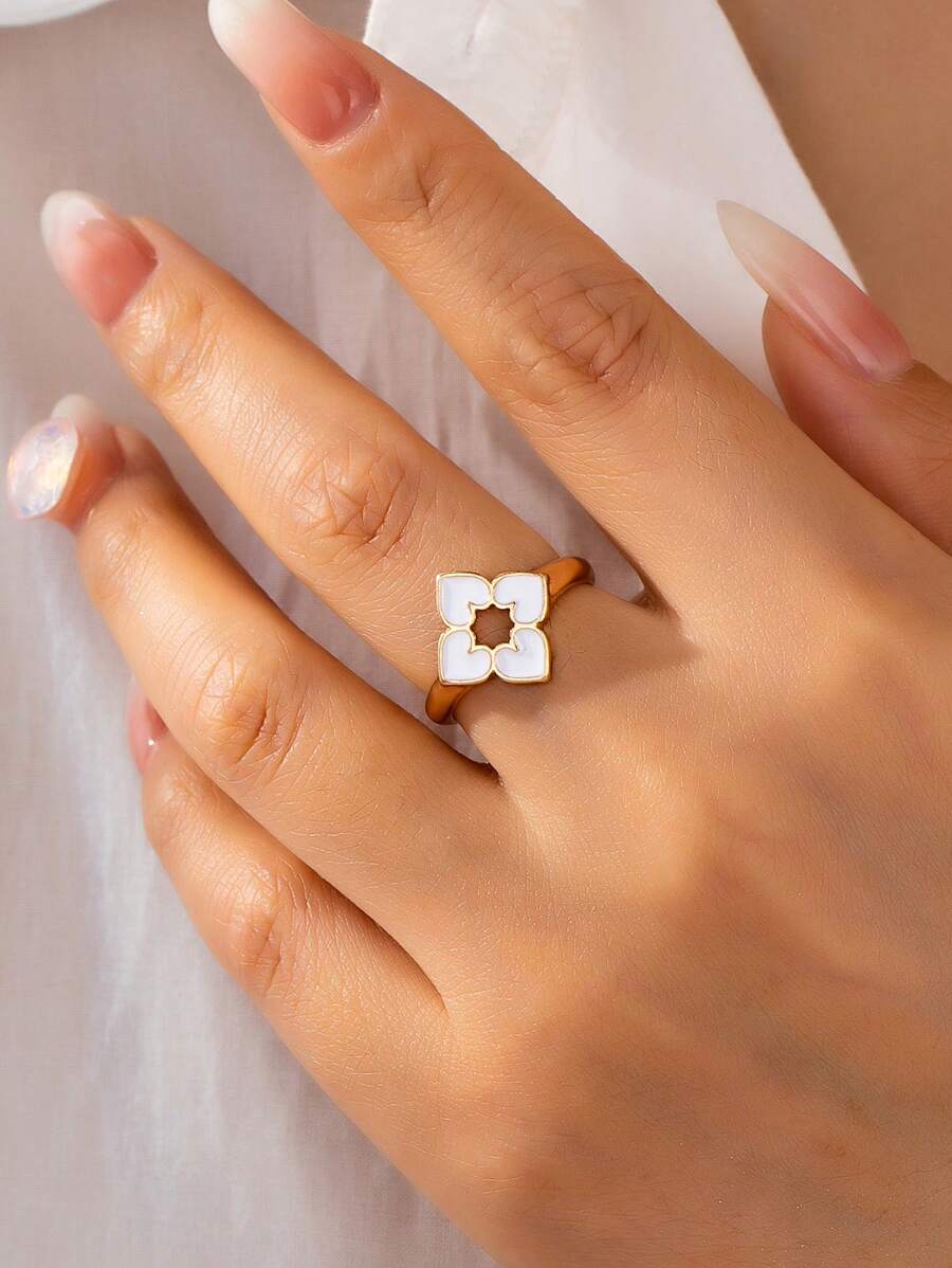 1 pezzo Anello a forma di cuore minimalista e pratico