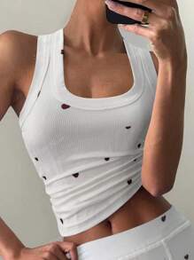 White Love Heart