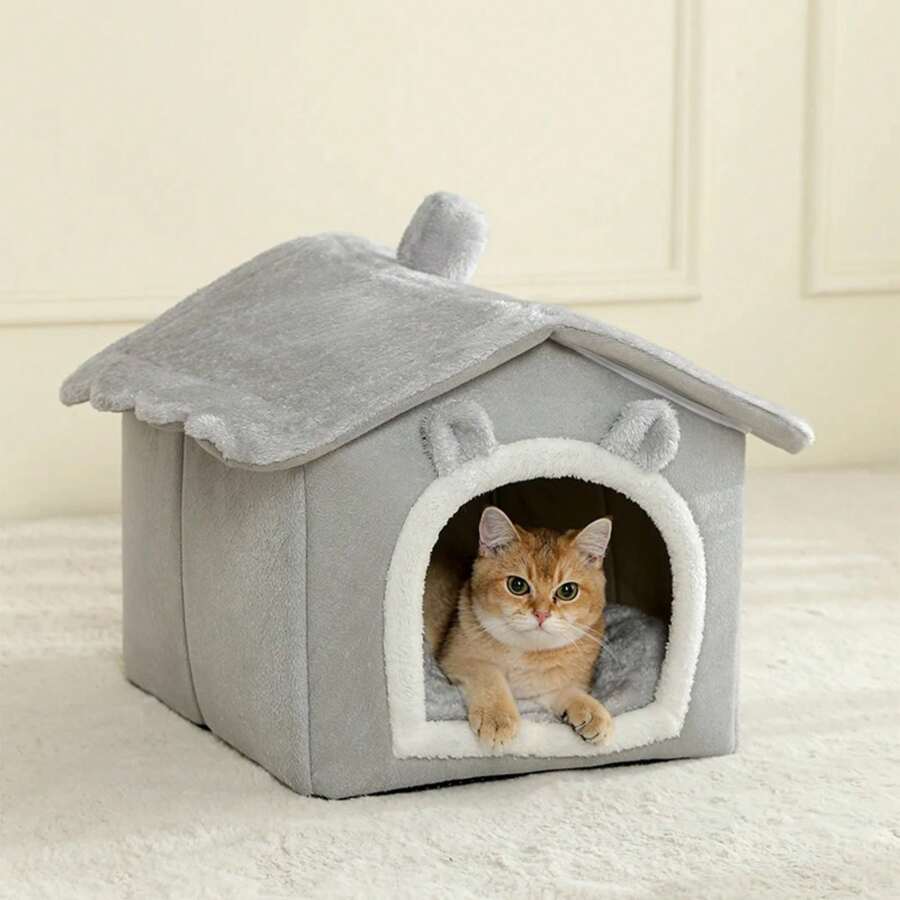 Foldable Pet House Removable Washable House Puppy Cave Sofa Pet Bed House Small Dogs And Small And Medium Cats