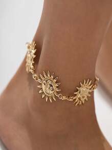 Sunflower Patchwork Anklet