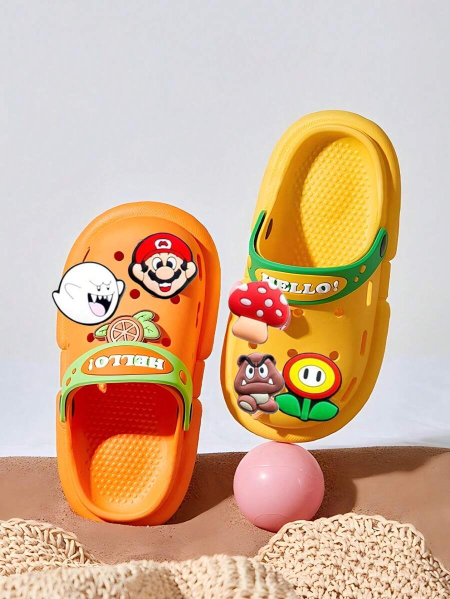 Sanrio Super Mario , Pvc Soft Rubber Shoe Accessories, DIY , Shoe Buckles, Shoe Flowers, Shoe Ornaments