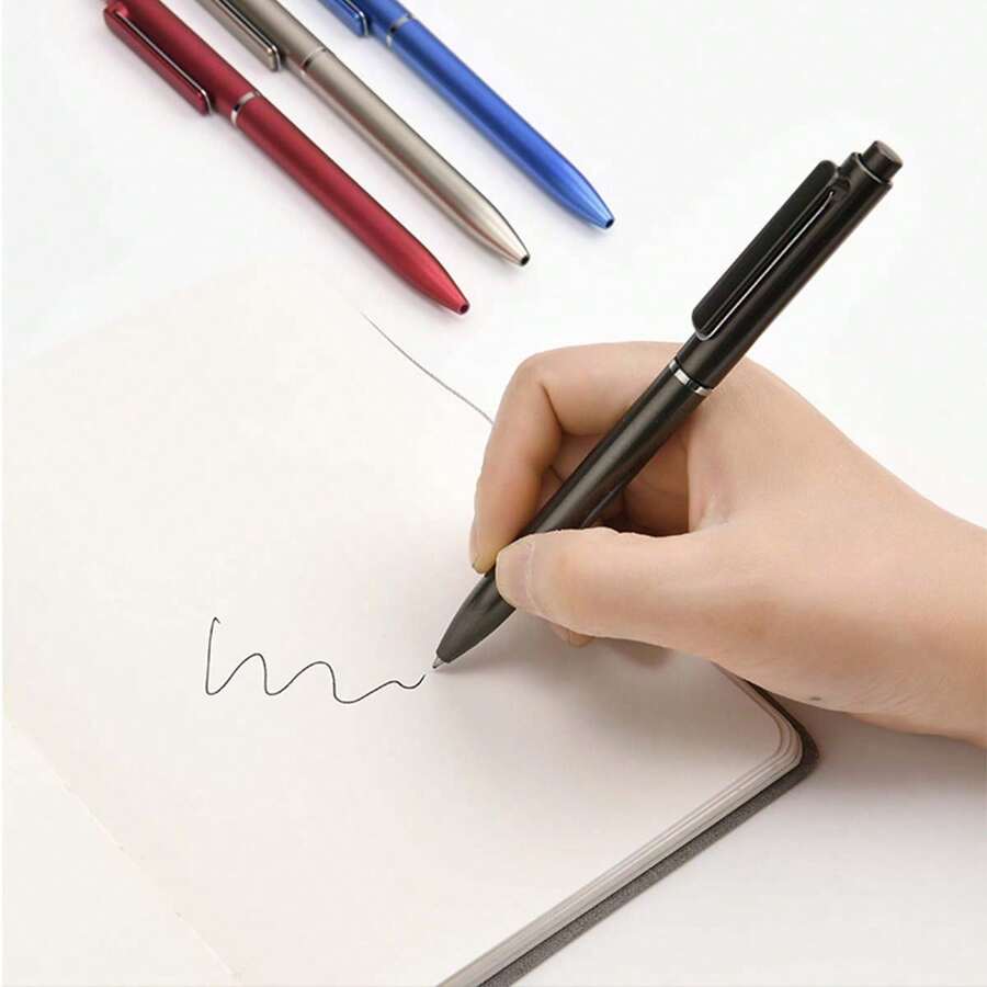1 Stück hochwertiger, kreativer Kugelschreiber mit Druckknopf, geeignet für Meetings, Werbung und Unterschriften, Schulmaterial, Schulanfang