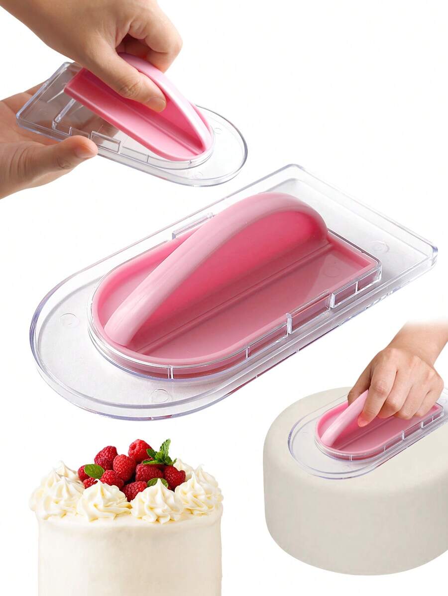 1 Stück abnehmbarer Kuchenglätt-er, Tortenheber Backwerkzeug, höhenverstellbarer Kuchenglätt-Spachtel zum Glätten von Fondant