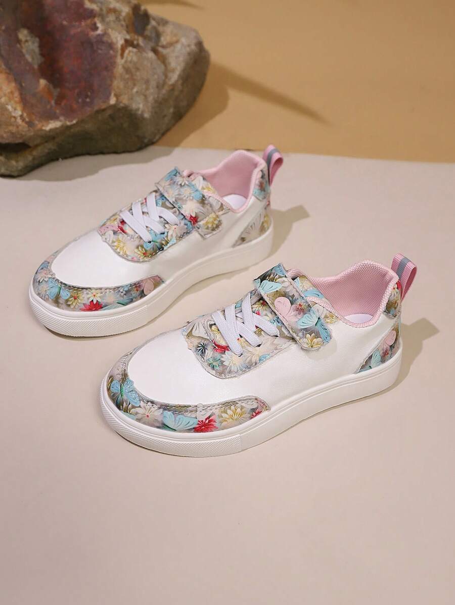 1 par de zapatos planos casuales con lazo para niñas, para todas las temporadas