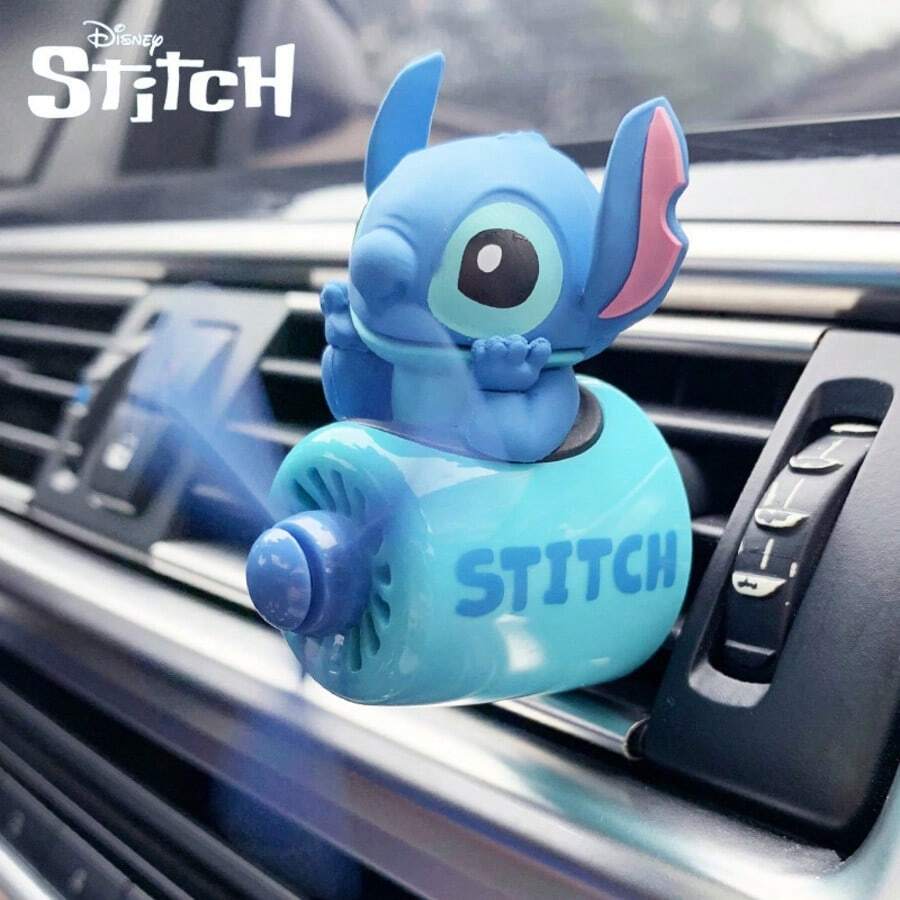 Disney 1pc Disney Genuine Stitch Car Aromatherapy Outlet Perfume Ornament Fragrance Car Supplies
