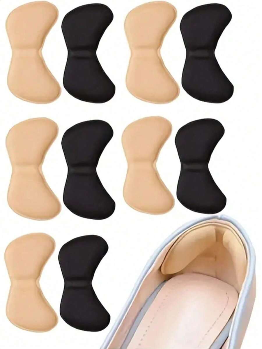 Plantillas de zapatos de espuma suave, almohadillas de tacón para zapatos de tacón alto, pegatinas para pies