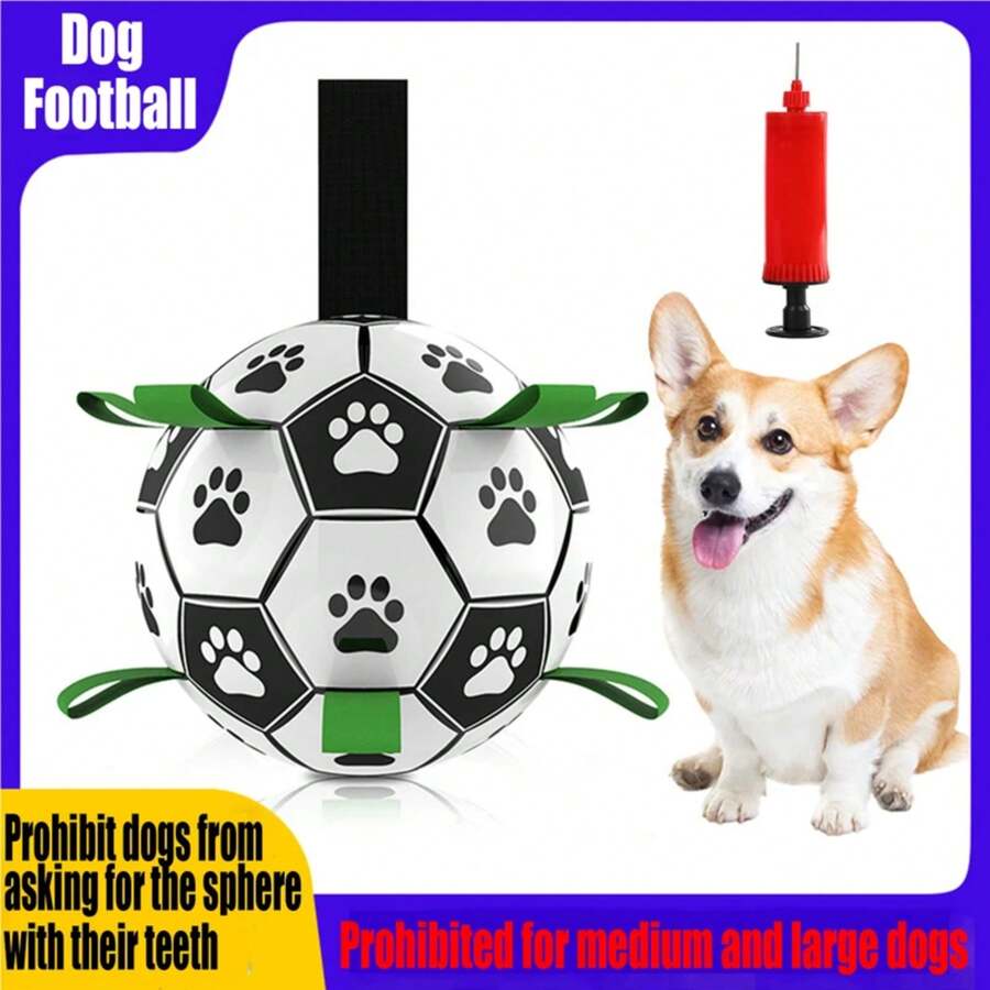 Dog Toy Ball Pet Ball Dog Training Soccer Ball Pet Toy Soccer Ball Needles Can Be Purchased Separately